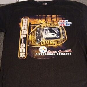 Delta Black Super Bowl XL Tee